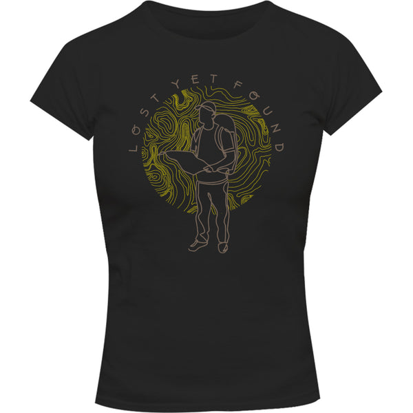 Lost Yet Found - Ladies Slim Fit Tee - Graphic Tees Australia