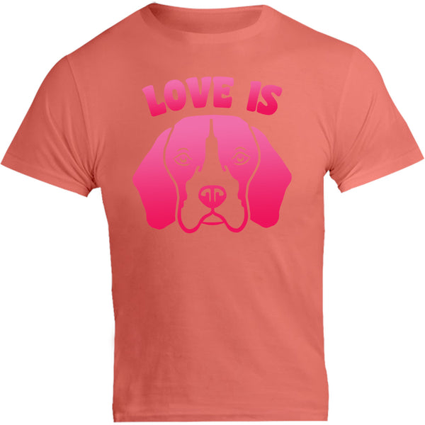 Love Is Beagle - Unisex Tee - Graphic Tees Australia