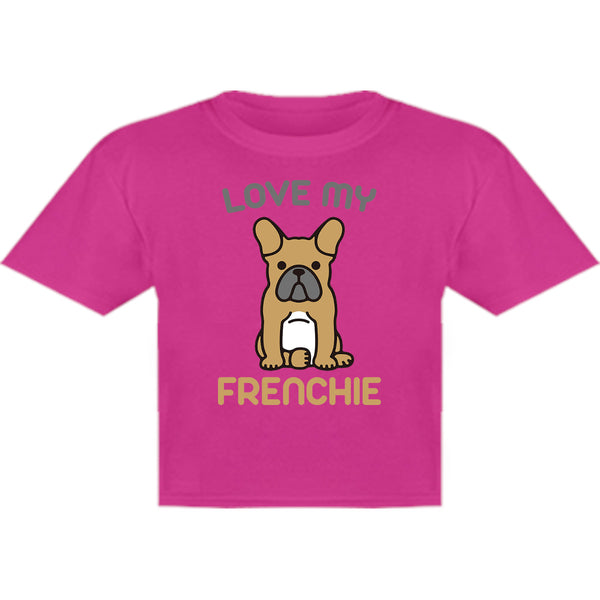 Love My Frenchie - Youth & Infant Tee - Graphic Tees Australia