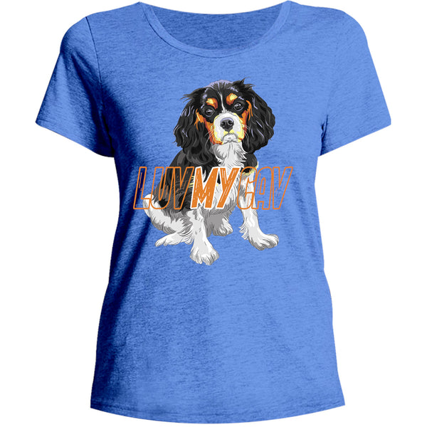 Luv My Cav - Ladies Relaxed Fit Tee - Graphic Tees Australia