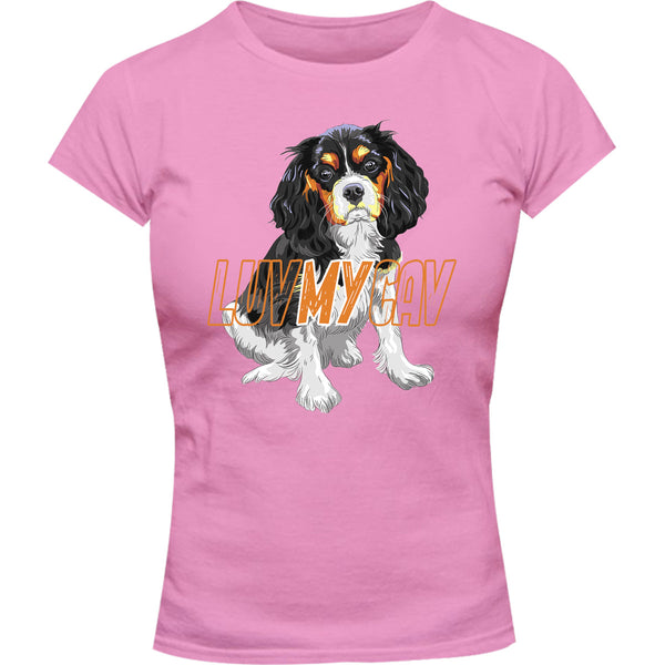 Luv My Cav - Ladies Slim Fit Tee - Graphic Tees Australia
