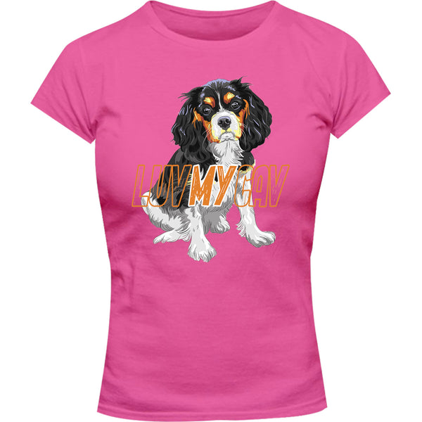 Luv My Cav - Ladies Slim Fit Tee - Graphic Tees Australia