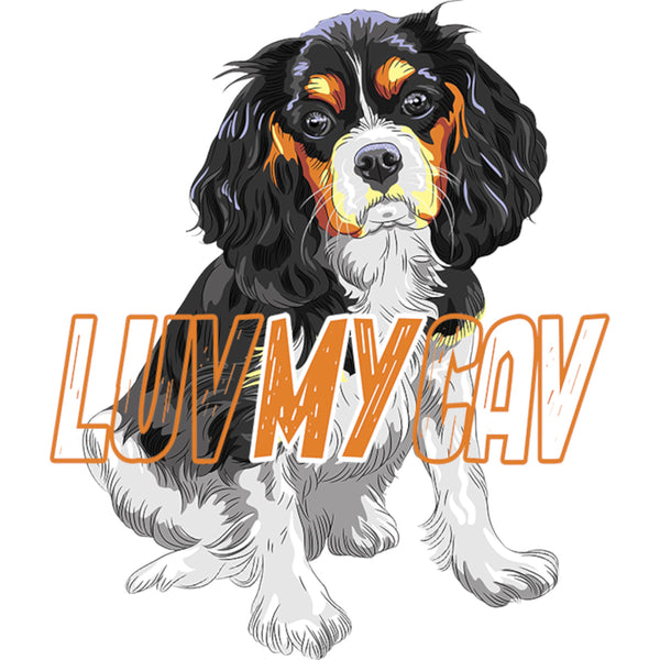 Luv My Cav - Ladies Relaxed Fit Tee - Graphic Tees Australia