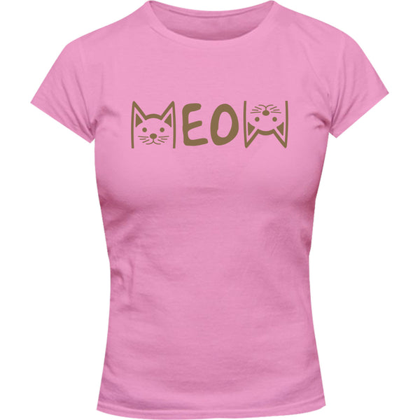 MEOW - Ladies Slim Fit Tee