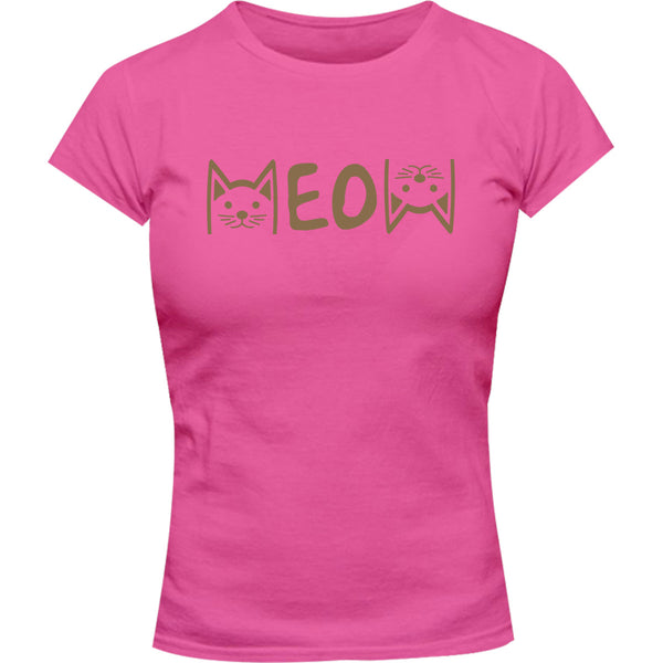 MEOW - Ladies Slim Fit Tee
