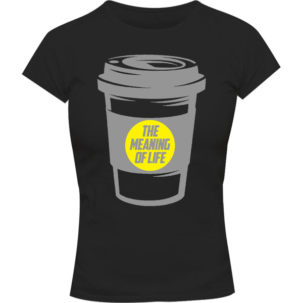 Meaning Of Life - Ladies Slim Fit Tee - Graphic Tees Australia
