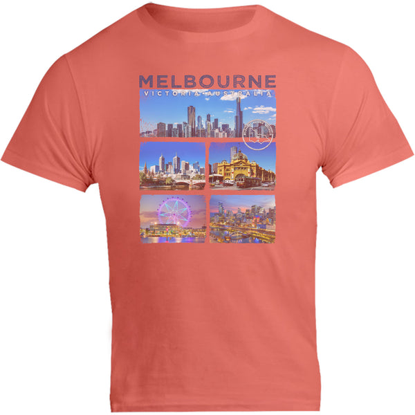 Melbourne 5 Panel - Unisex Tee - Graphic Tees Australia