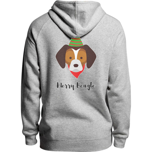 Merry Beagle - Unisex Hoodie - Plus Size