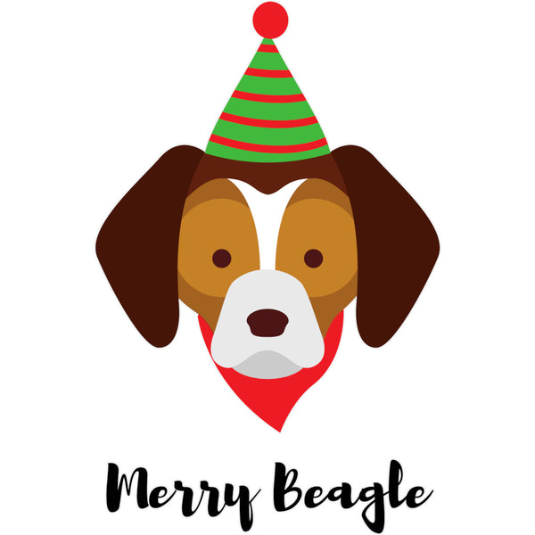 Merry Beagle - Unisex Hoodie - Plus Size