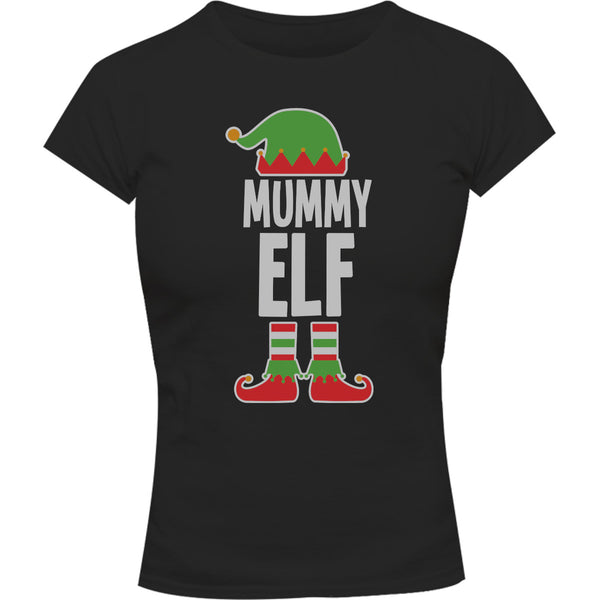 Mummy Elf - Ladies Slim Fit Tee