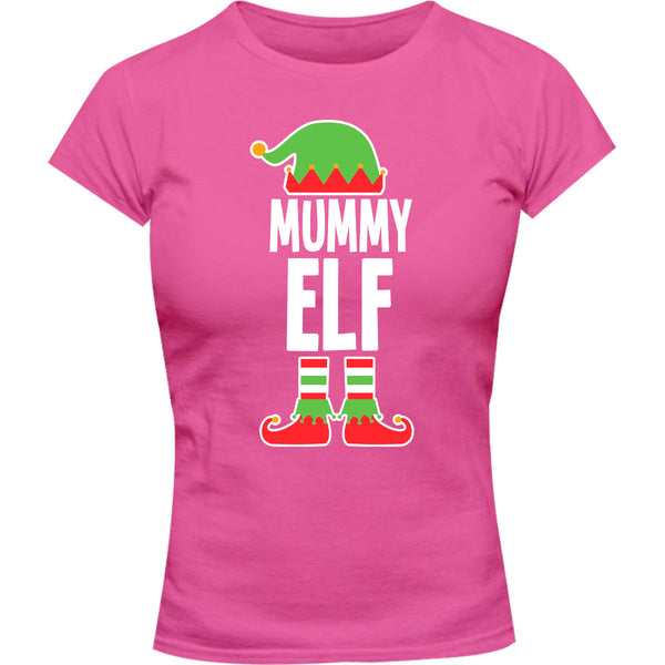 Mummy Elf - Ladies Slim Fit Tee