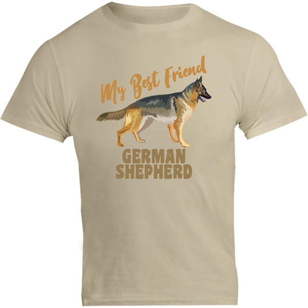 My Best Friend German Shepherd - Unisex Tee - Graphic Tees Australia