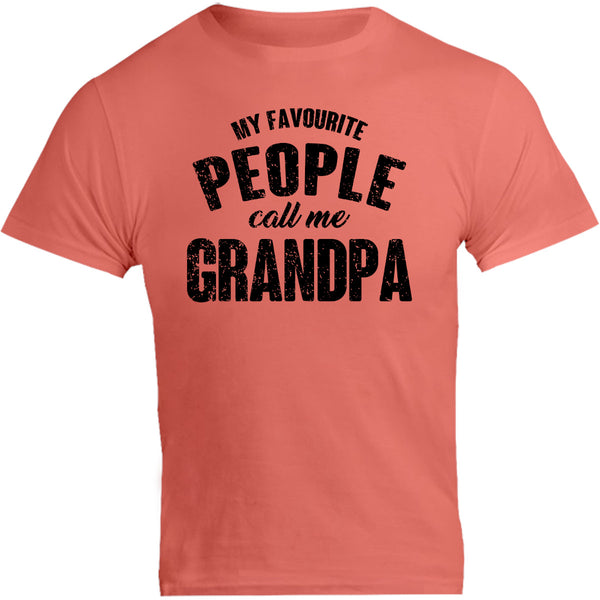 My Favourite People Call Me Grandpa - Unisex Tee - Graphic Tees Australia