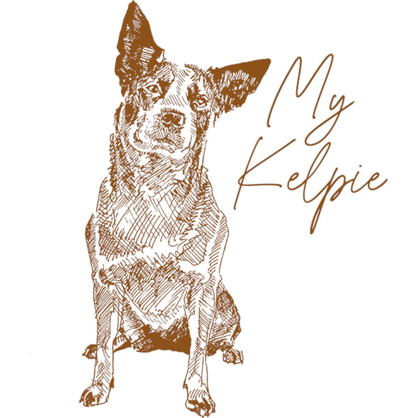 My Kelpie - Unisex Tee - Plus Size - Graphic Tees Australia