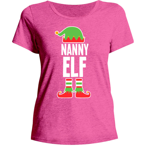 Nanny Elf - Ladies Relaxed Fit Tee