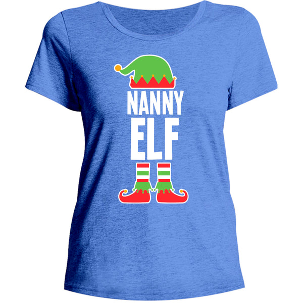 Nanny Elf - Ladies Relaxed Fit Tee