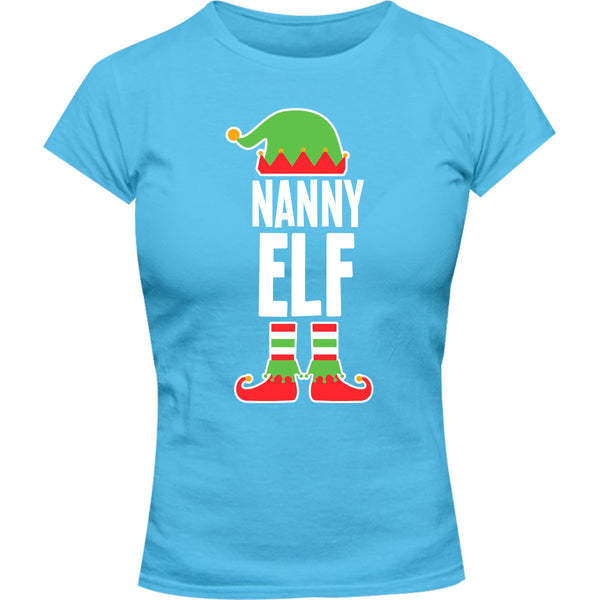 Nanny Elf - Ladies Slim Fit Tee