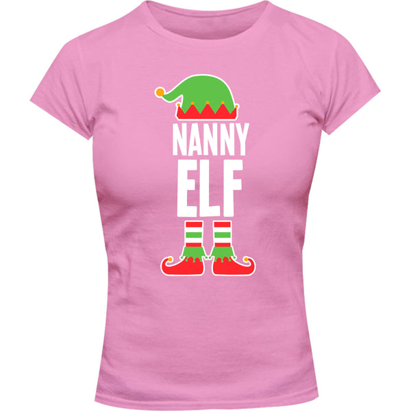 Nanny Elf - Ladies Slim Fit Tee