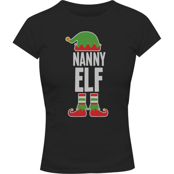 Nanny Elf - Ladies Slim Fit Tee