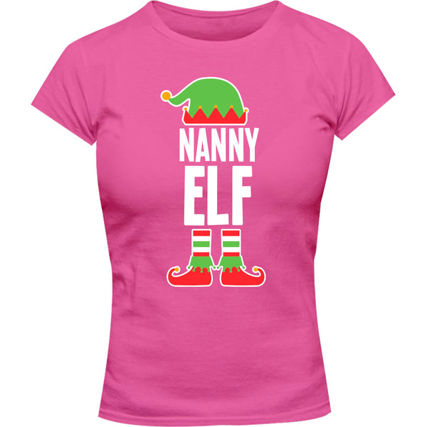Nanny Elf - Ladies Slim Fit Tee