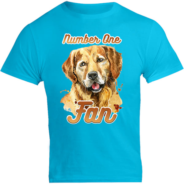 Number One Fan Golden Retriever - Unisex Tee - Graphic Tees Australia
