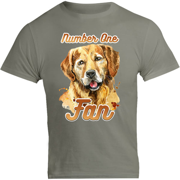 Number One Fan Golden Retriever - Unisex Tee - Graphic Tees Australia