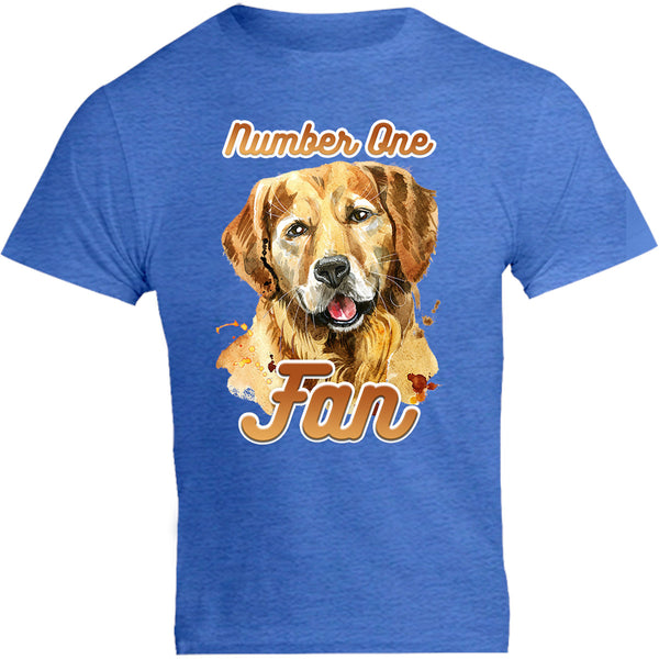Number One Fan Golden Retriever - Unisex Tee - Graphic Tees Australia