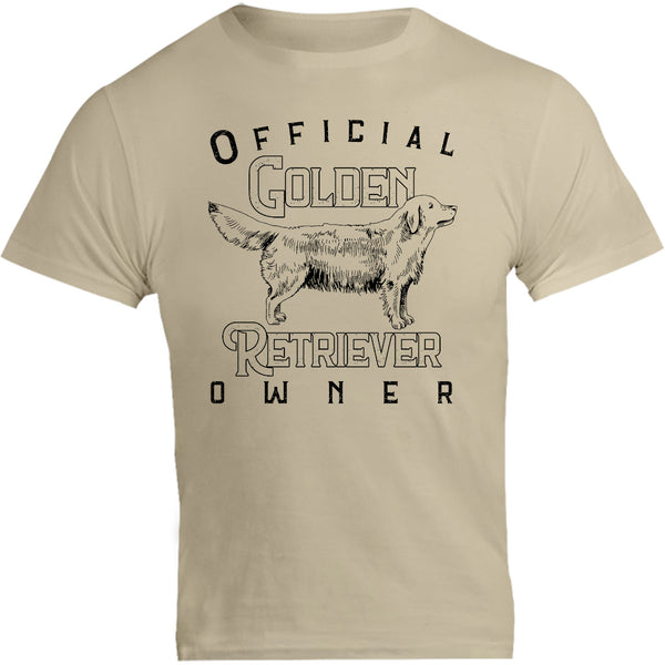 Official Golden Retriever Owner - Unisex Tee - Graphic Tees Australia