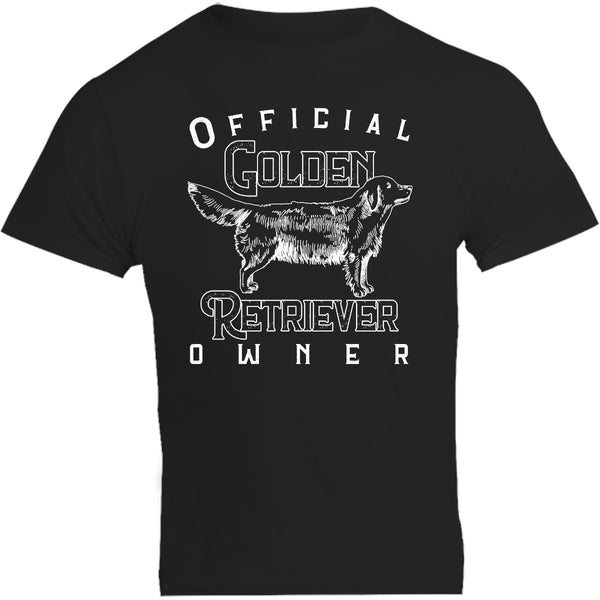 Official Golden Retriever Owner - Unisex Tee - Graphic Tees Australia