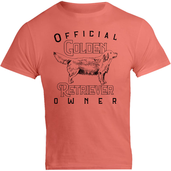 Official Golden Retriever Owner - Unisex Tee - Graphic Tees Australia