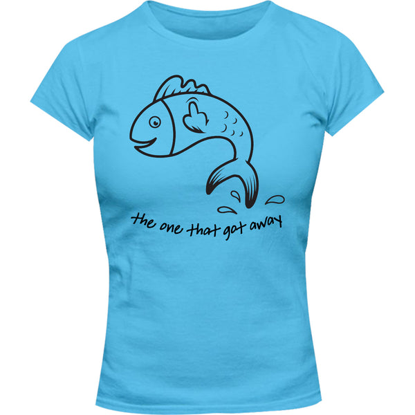 One That Got Away - Ladies Slim Fit Tee - Graphic Tees Australia