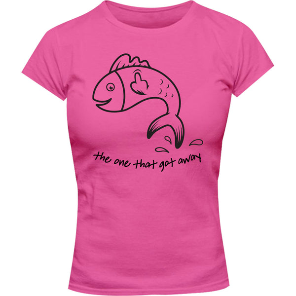 One That Got Away - Ladies Slim Fit Tee - Graphic Tees Australia