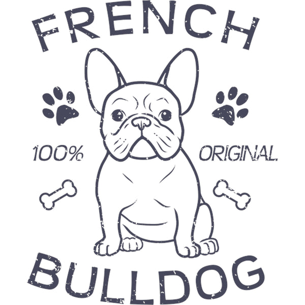Original French Bulldog - Ladies Relaxed Fit Tee - Graphic Tees Australia