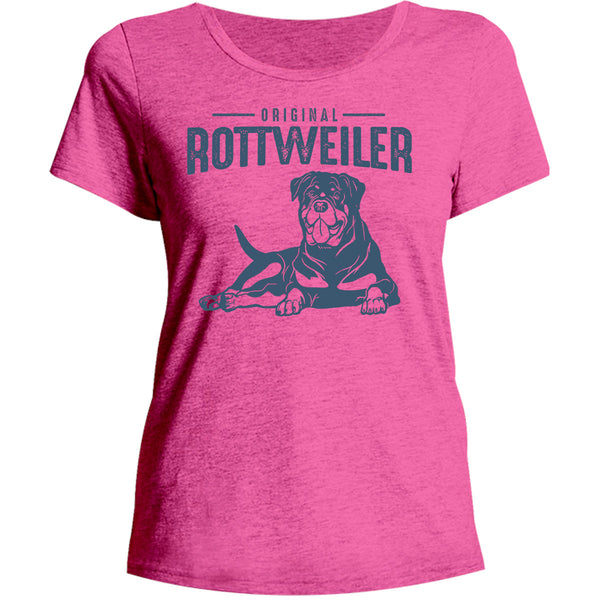 Original Rottweiler - Ladies Relaxed Fit Tee - Graphic Tees Australia