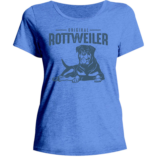 Original Rottweiler - Ladies Relaxed Fit Tee - Graphic Tees Australia