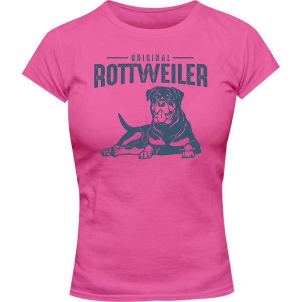 Original Rottweiler - Ladies Slim Fit Tee - Graphic Tees Australia