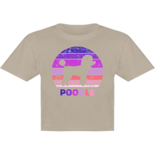 Poodle Silhouette Retro - Youth & Infant Tee - Graphic Tees Australia