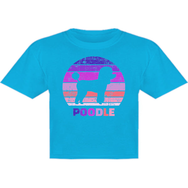 Poodle Silhouette Retro - Youth & Infant Tee - Graphic Tees Australia