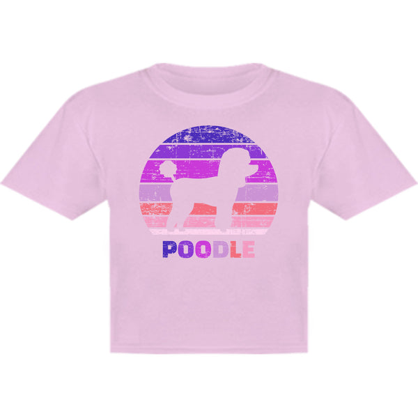 Poodle Silhouette Retro - Youth & Infant Tee - Graphic Tees Australia
