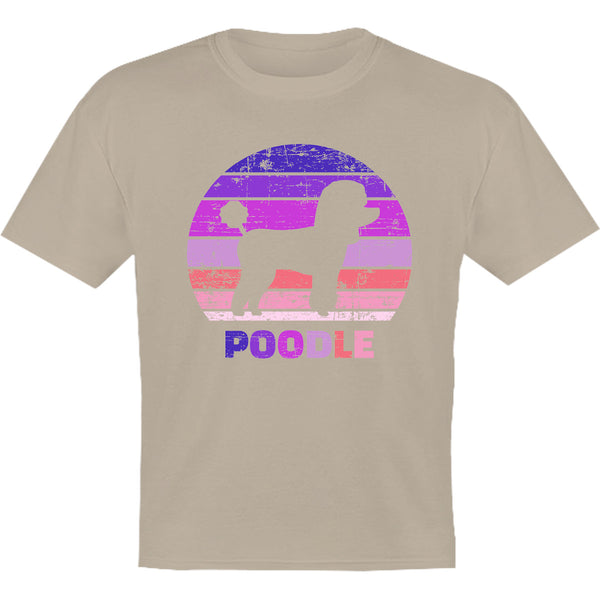 Poodle Silhouette Retro - Youth & Infant Tee - Graphic Tees Australia