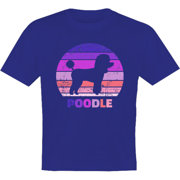 Poodle Silhouette Retro - Youth & Infant Tee - Graphic Tees Australia