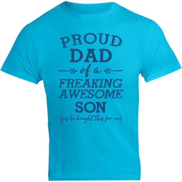Proud Dad Awesome Son - Unisex Tee - Graphic Tees Australia