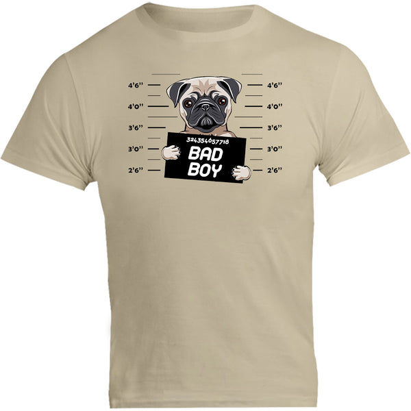 Pug Bad Boy - Unisex Tee - Graphic Tees Australia
