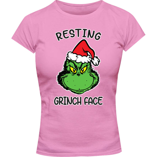 Resting Grinch Face - Ladies Slim Fit Tee