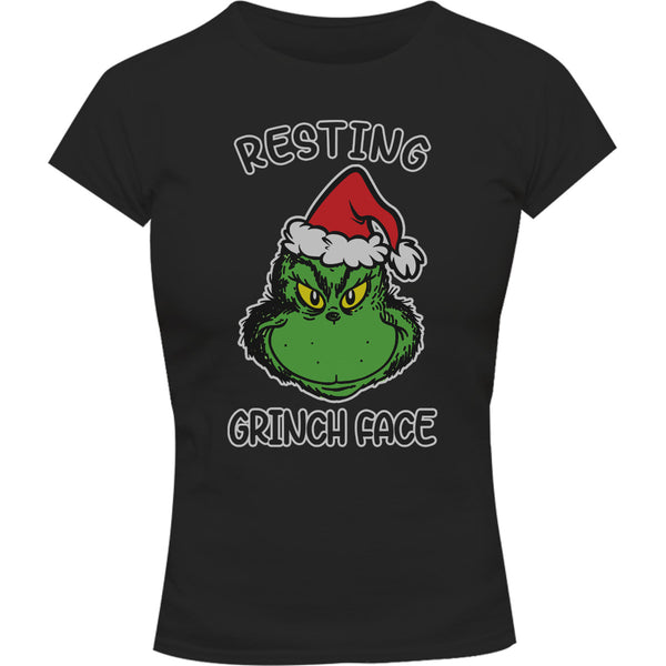 Resting Grinch Face - Ladies Slim Fit Tee