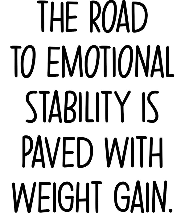 Road To Emotional Stability - Ladies Relaxed Fit Tee - Graphic Tees Australia