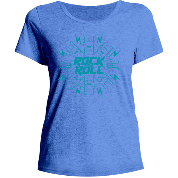 Rock And Roll - Ladies Relaxed Fit Tee