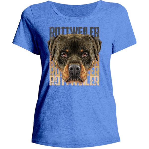 Rottweiler - Ladies Relaxed Fit Tee - Graphic Tees Australia