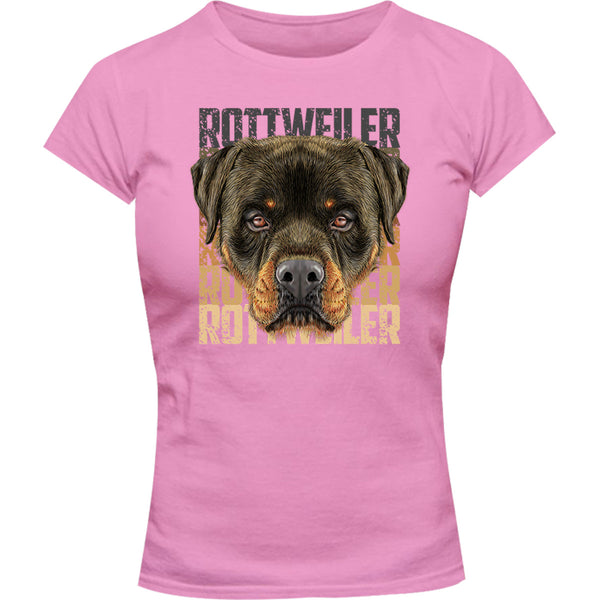 Rottweiler - Ladies Slim Fit Tee - Graphic Tees Australia