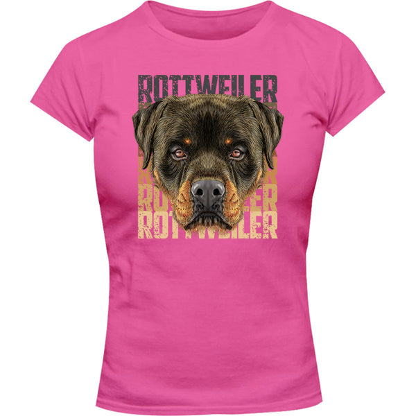 Rottweiler - Ladies Slim Fit Tee - Graphic Tees Australia